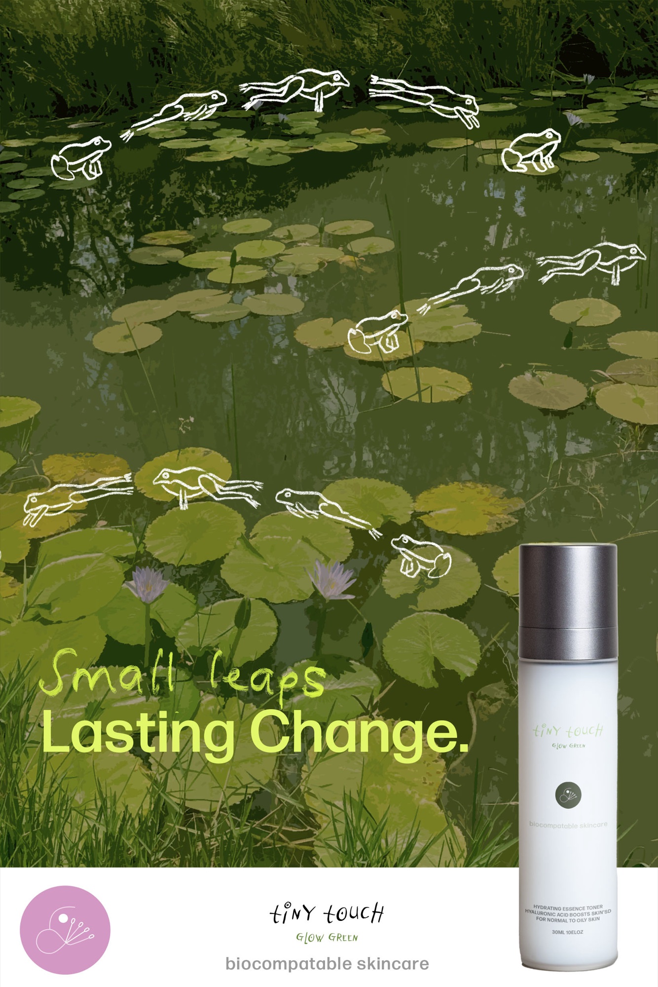 Tiny Touch skincare magazine advertisement